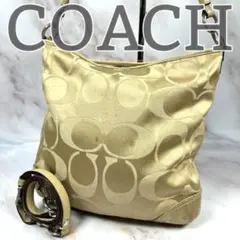 COACH 2way トート ショルダー 肩掛け　斜めがけ シグネチャー