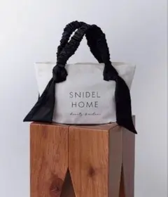 SNIDEL HOME オーガニックキャンパストート -SMALL-　ブラック
