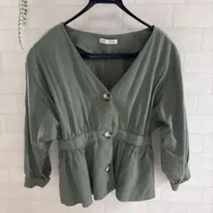 ZARA trf collection ノーカラージャケット M