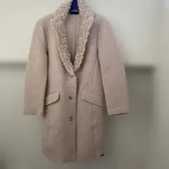 DIESEL ディーゼル デザインチェスターコート OVERCOATくすみピンク