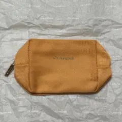 【新品未使用】CLARINS オレンジ ポーチ