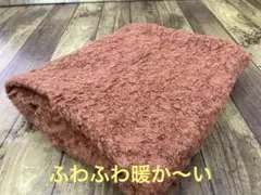 ★限定★高級生地★お洒落　オレンジ ニット生地　ウール混　ハギレ　毛混