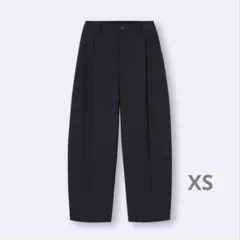 GU ブラッシュドワイドテーパードパンツQ