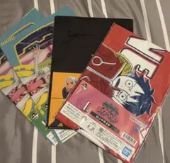 ワンピース一番くじ　クリアファイル3つ&タオル1つ