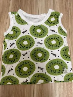 SiShuNon SKAPE キウイ柄 ノースリーブ Tシャツ 90cmのサムネイル