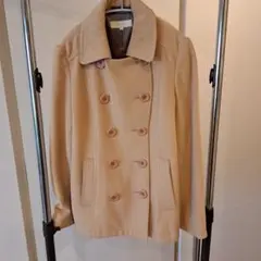 Nouerue アンゴラ　 ピーコート サイズ3　Ｌサイズ