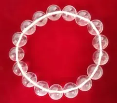 け*ん様 おすすめ商品！パワーストーン水晶ブレスレット 透明約13ｍｍ１7個