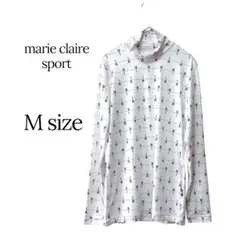 marie claire sport総柄ゴルフ長袖M トップスのサムネイル