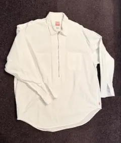 値下げします【美品】HINSON メンズ　ハーフジップ ワークシャツ M