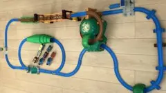 プラレール　トーマス　ぐらぐらつりばし　どきどきマウンテン　セット