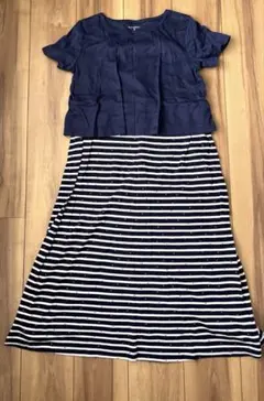 マタニティ 授乳服　ワンピース　半袖　M