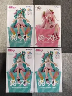 初音ミク　ぬーどるストッパー フィギュア 4体