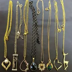 遺品整理 生前整理 ネックレス 8本セット まとめ売り アクセサリー