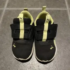 Puma ブラック/イエロー スニーカー 15cm