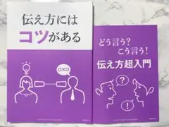 産業能率大学　伝え方にはコツがある＆伝え方超入門　テキスト