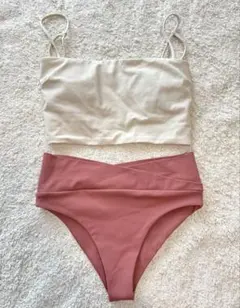 【超美品】Ｑ.ＨＥＡＲＴ 背中開き ビキニ上下セット