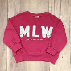 MY LITTLE WONDER マイリトルワンダー ピンク トレーナー 100