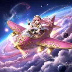 ファンタジーキャラクターイラストポスターa4額付き発送♥紙沢光レア