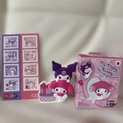 マイメロディとクロミの マルチスタンド　限定シール マクドナルドハッピーセット