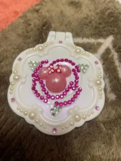 ハンドメイド ディズニー コンパクトミラー