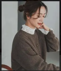 ☆完売品☆URBAN RESEARCH DOORS アイレットレース衿ブラウス