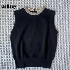 Ballsey トゥモローランド　ウールノースリーブニット　パール　Sのサムネイル