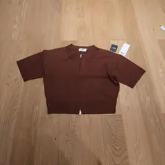 AZUL by moussy ブラウン 半袖ポロシャツのサムネイル