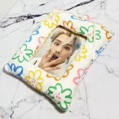 もちもち トレカケース ピローケース カラフル 花