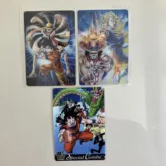 ジャンプ40周年 ドラゴンボール ワンピース コラボ カード グミ 3枚セット