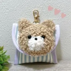 ★aka★GPSケース ベージュくまちゃん / 合皮ピンク ☆Pinkclosetプロフ必読様専用☆GPSケース ベージュくまちゃん - メルカリ