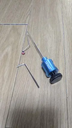 2個　ワカサギ用　針外し　ジュラルミン　MTCW　ガンメタ 即納 わかさぎ用 針外し ジュラルミン MTCW ガンメタ