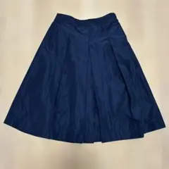 【PLST】 フレアスカート　ネイビーのサムネイル