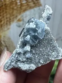 フローライト 水晶 マイカ 共生 鉱物 標本 原石 - メルカリ