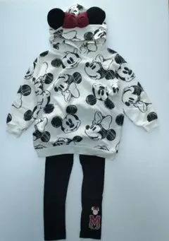 H&M　ミニーマウス パーカー レギンス セット
