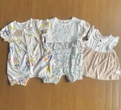 ベビーロンパース 、ワンピース　70cm 未使用