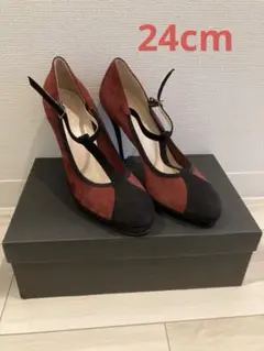 MARELLA バイカラー　スエード　ヒール　37