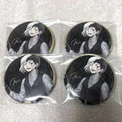 Dr.STONE ドクターストーン ブラックスーツ 缶バッジ あさぎりゲン