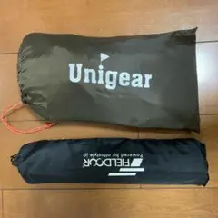 Unigear軽量 遮光 防水タープ 約3×3m + 1.5mポール2本のサムネイル