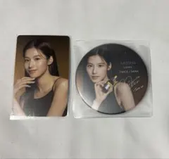 TWICE サナ MISSHA トレカ 缶バッジミラー