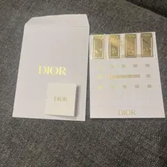 【未使用】Diorブックマーク4枚セット