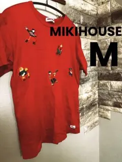 《激レア》ミキハウス Tシャツ 90s 80s レトロ 半袖 野球 刺繍 古着のサムネイル