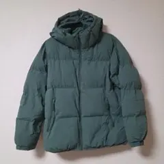GU　ジーユー　ヒートパデッドブルゾン　XLサイズ　緑　グリーン