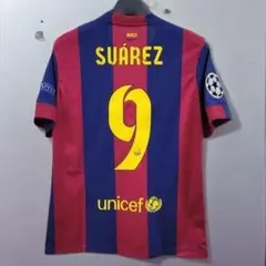 バルセロナ SUÁREZ 背番号9 半袖シャツ 2015年