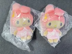 アベイル　マイメロディ ぬいぐるみキーホルダー 2体セット