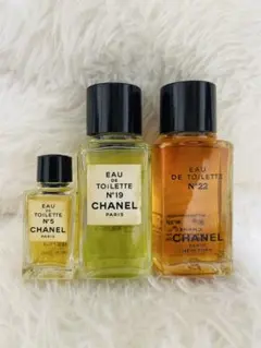 CHANEL 香水セット N°5, N°19, N°22
