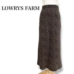 LOWRYSFARM ローリーズファーム ウエストゴム レオパード スカート F
