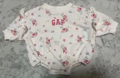 GAP 花柄ロンパース 0-3month 50cm