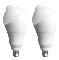 新品未使用！2個入 LED電球 人感センサー付