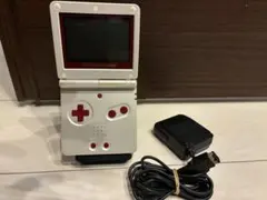 【動作良好】ゲームボーイアドバンス SP 本体 ファミコンカラー 充電ケーブル付