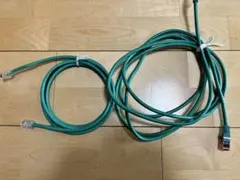 LANケーブル　CAT5e 2m CAT6 3m 計2本